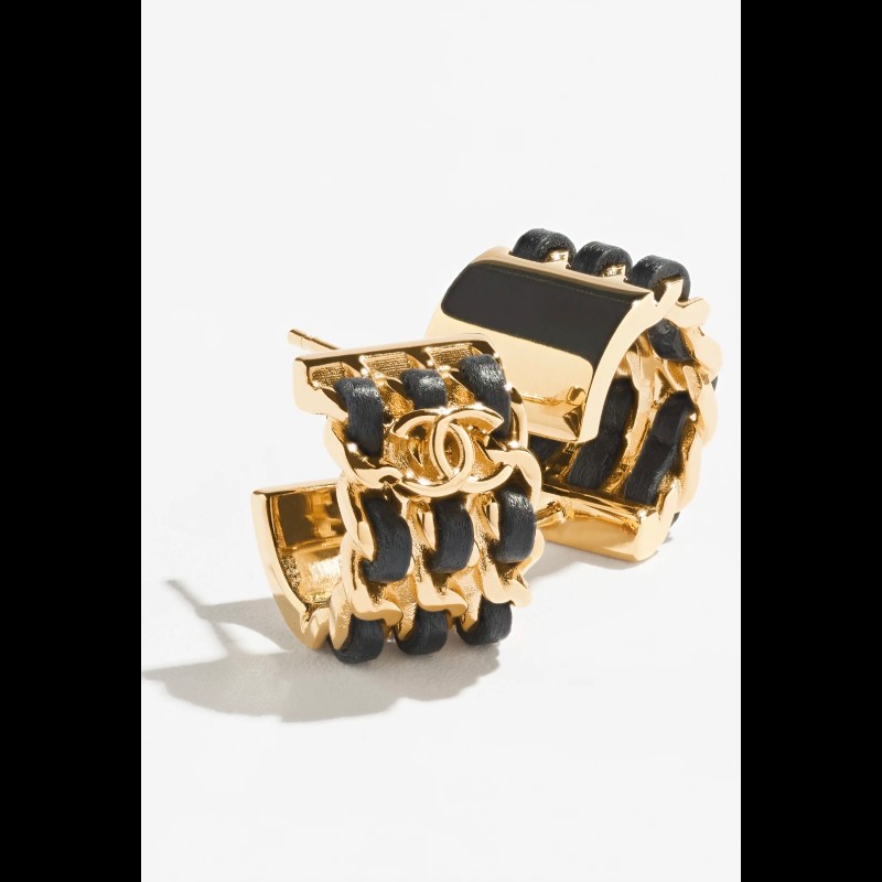 Chanel 26P 皮穿鏈圈式耳環×經典不敗必收款-9