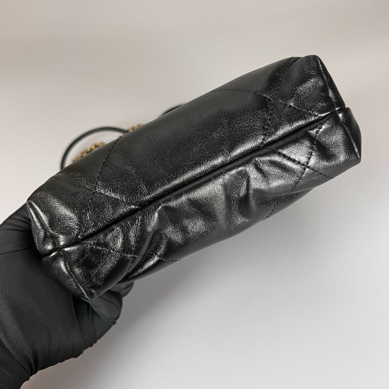 CHANEL 22包MINI 黑金 AS3980/晶片款-4