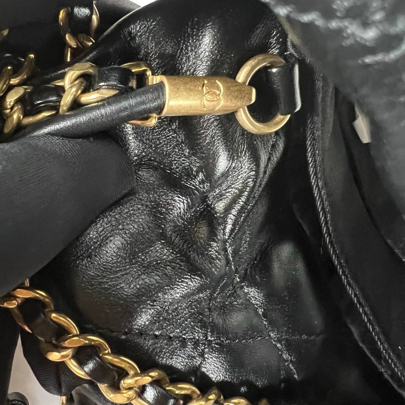 CHANEL 22包MINI 黑金 AS3980/晶片款-7