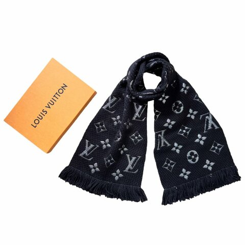 LOUIS VUITTON Logomania 老花 圍巾