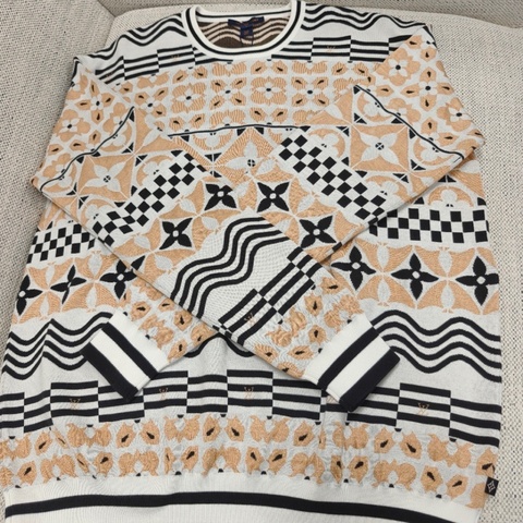 Louis Vuitton路易威登男士针织衫 全新内购（涂标）L码