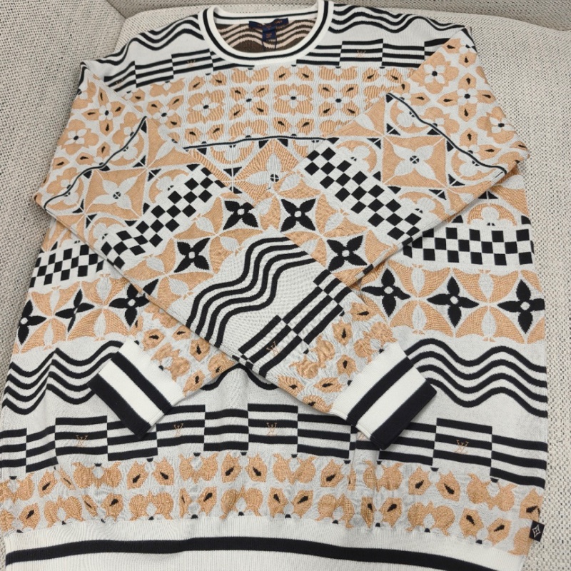 Louis Vuitton路易威登男士针织衫 全新内购(涂标)L码-0