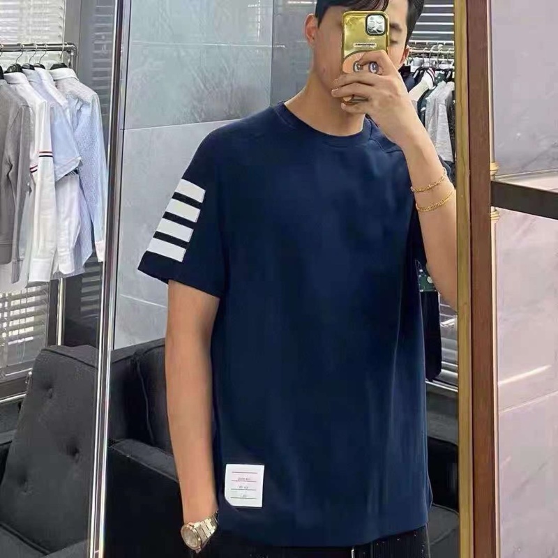Thom Browne 男款 四道槓 短袖 Tee#1 2 3 4 5-2