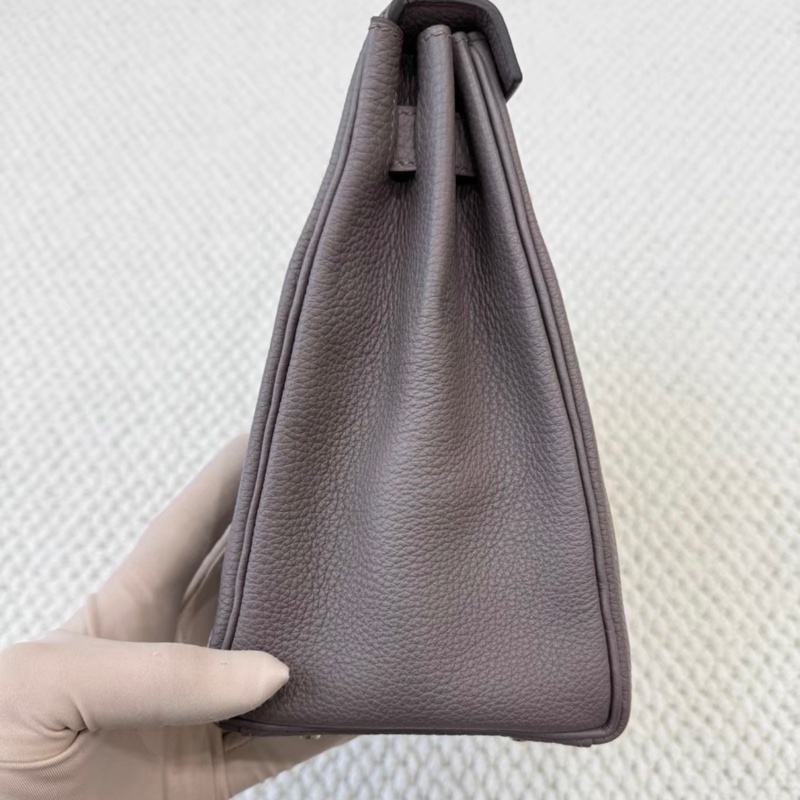 爱马仕 Kelly28锡器灰金扣togo皮 X刻闲置 附件盒子尘袋-5