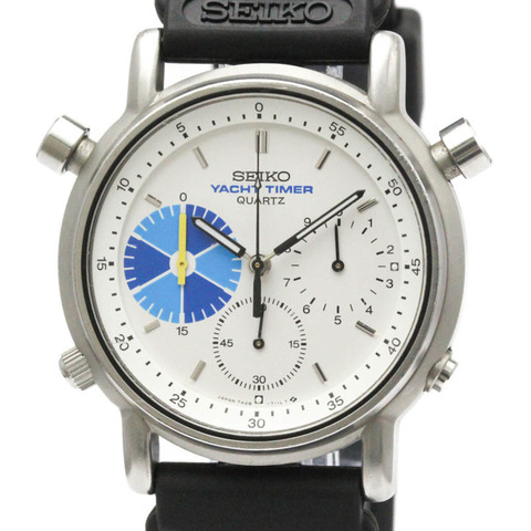 精工不鏽鋼石英男士手錶 7A28-7090