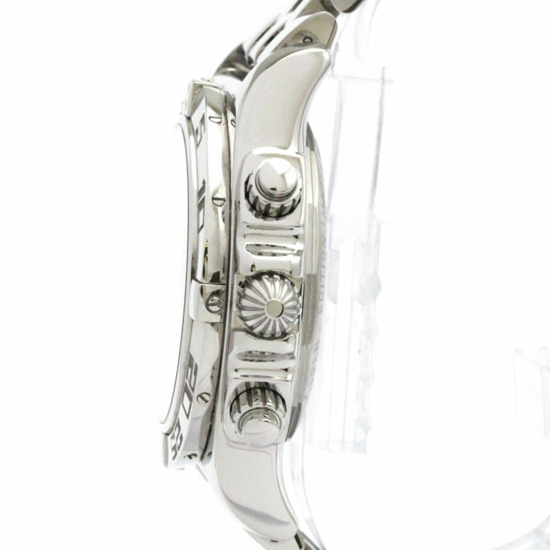 百年靈 Chronomat 44 日本有限公司 珍珠母貝精鋼男士腕錶 AB0111 拋光-3