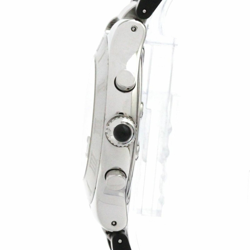 卡地亞 Must 21 Chronoscaph 精鋼石英男士腕錶 W10125U2 拋光-3