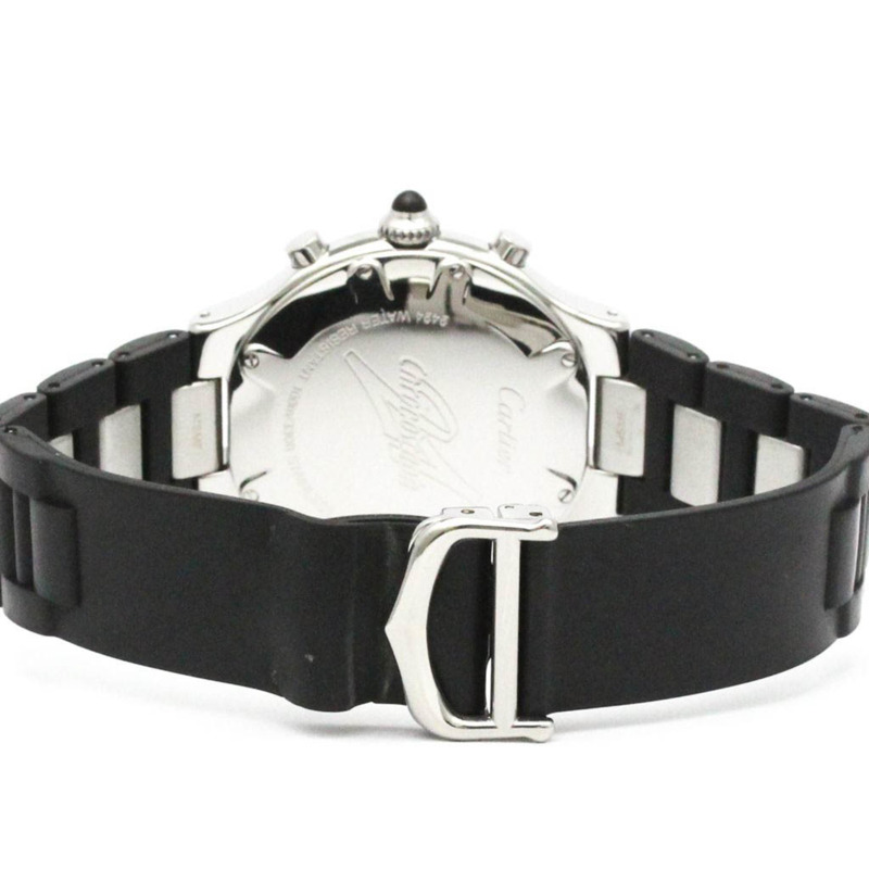 卡地亞 Must 21 Chronoscaph 精鋼石英男士腕錶 W10125U2 拋光-4