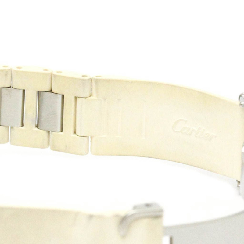 卡地亞 Must 21 Chronoscaph 精鋼石英女錶 W10197U2 拋光-7