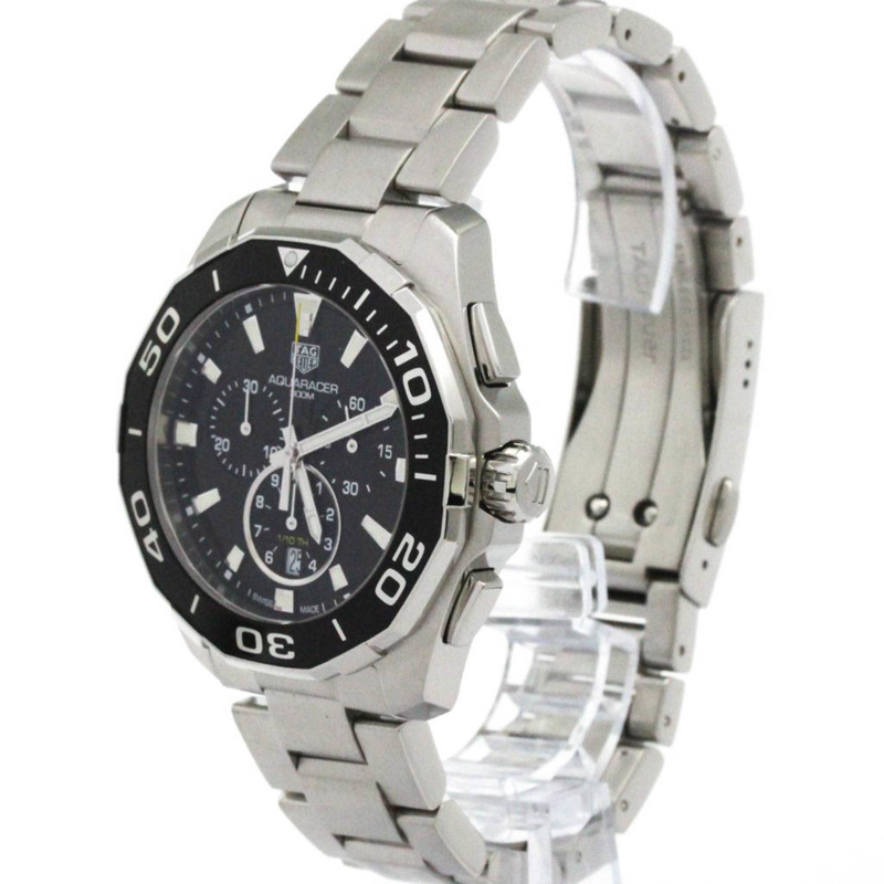TAG HEUER 豪雅競潛系列計時腕錶 300公尺防水 石英男士腕錶 CAY111A 拋光款-1