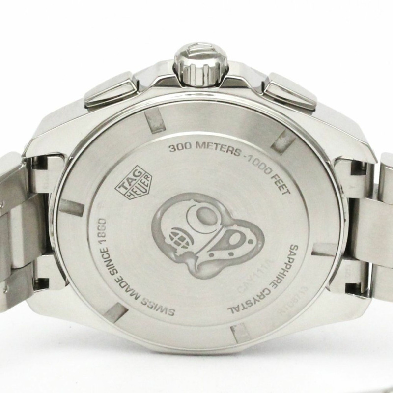TAG HEUER 豪雅競潛系列計時腕錶 300公尺防水 石英男士腕錶 CAY111A 拋光款-6