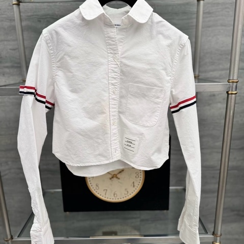 Thom Browne 女款 雙袖標 襯衫#38 40 42