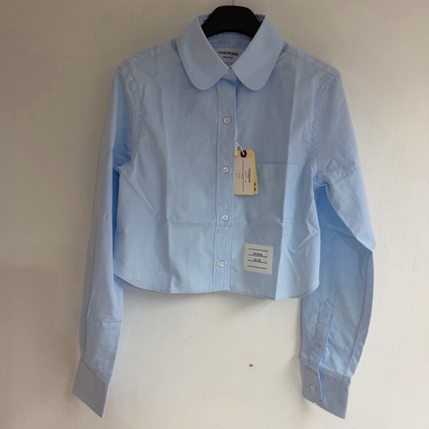 Thom Browne 女款 粉藍色 襯衫#40