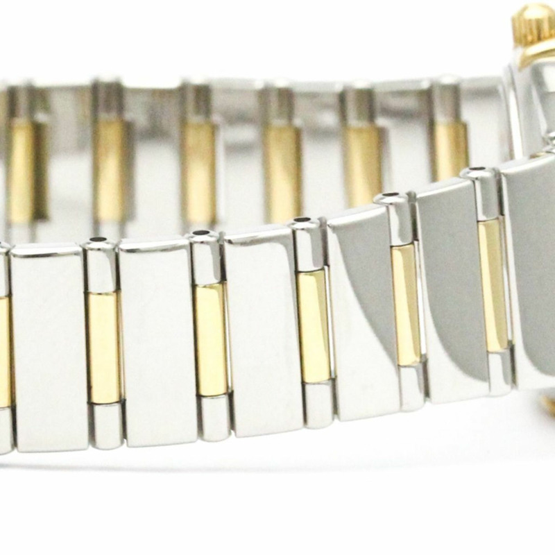 歐米茄星座系列鑽石珍珠母貝18K金精鋼腕錶1365.71拋光款-7