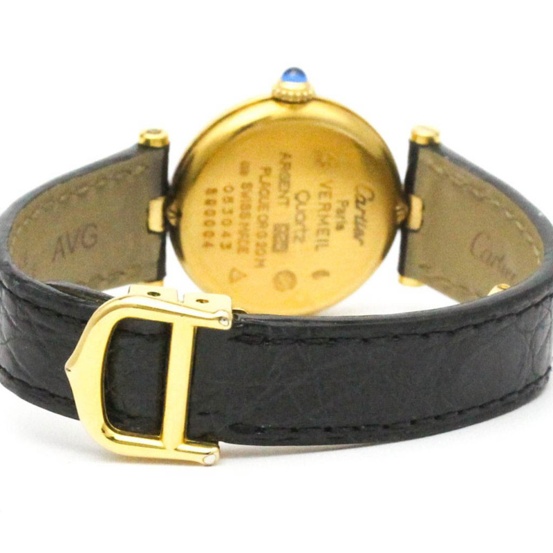 卡地亞 Must Vendome 鍍金石英女士腕錶 590004-4