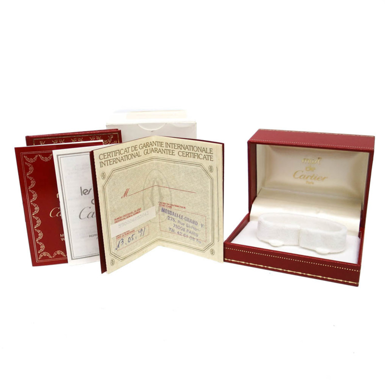 卡地亞 Must Vendome 鍍金石英女士腕錶 590004-5