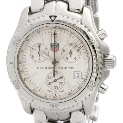 TAG HEUER 豪雅 Link 計時碼錶 精鋼石英男錶 CT1112
