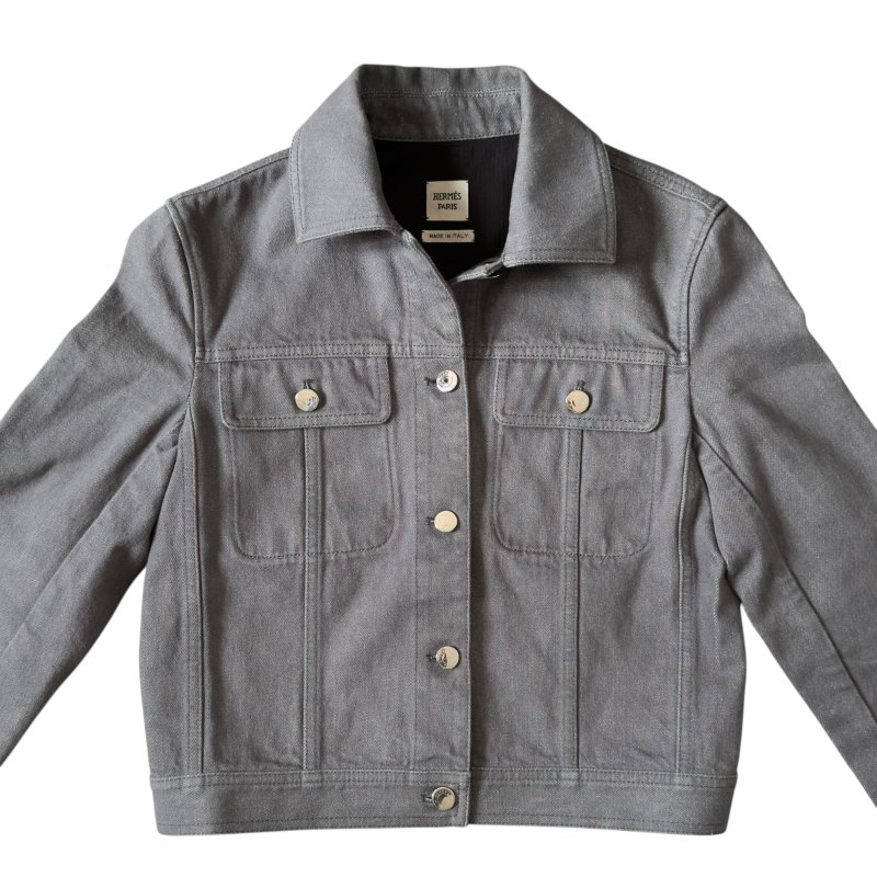 HERMES Clou De Selle 牛仔外套-2
