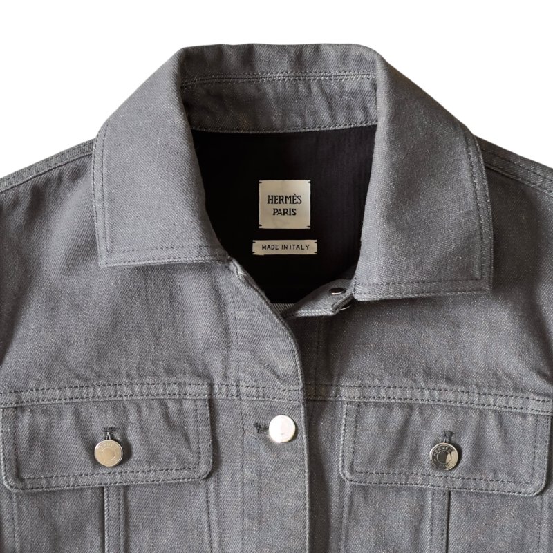 HERMES Clou De Selle 牛仔外套-3
