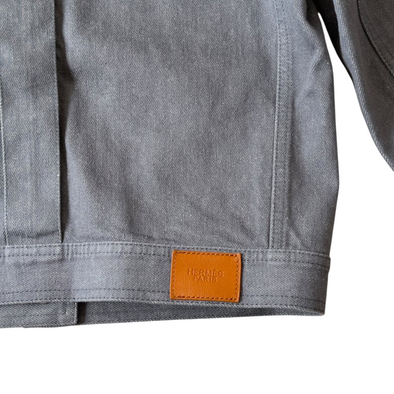 HERMES Clou De Selle 牛仔外套-7