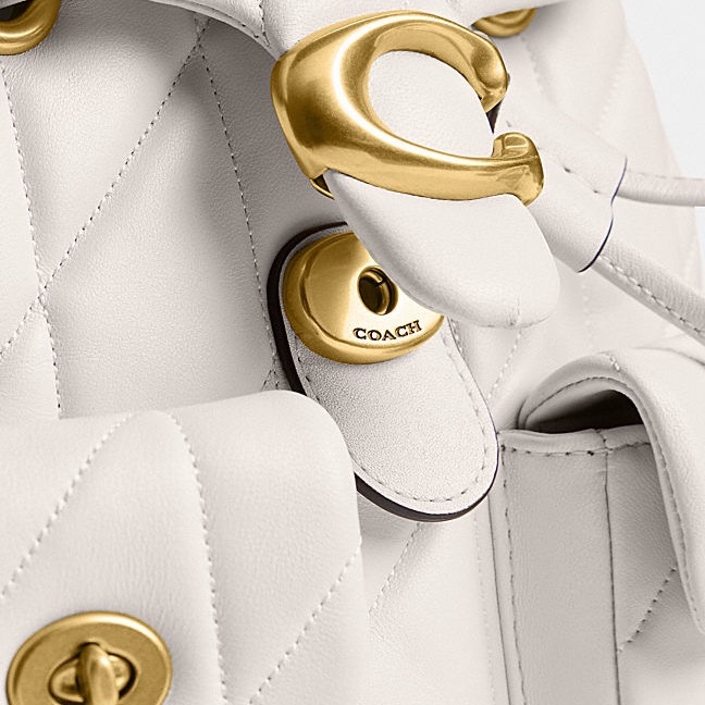 Coach 女士 TABBY徽標雙肩包均碼碼22.5cm*13.5cm*21cm-5