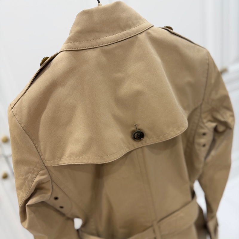 Burberry 蜜金色 卡其 經典 長版大衣 長大衣 風衣外套 外套 風衣-9