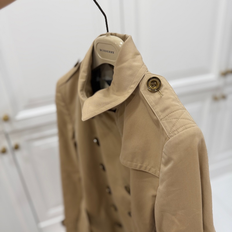 Burberry 蜜金色 卡其 經典 長版大衣 長大衣 風衣外套 外套 風衣-10