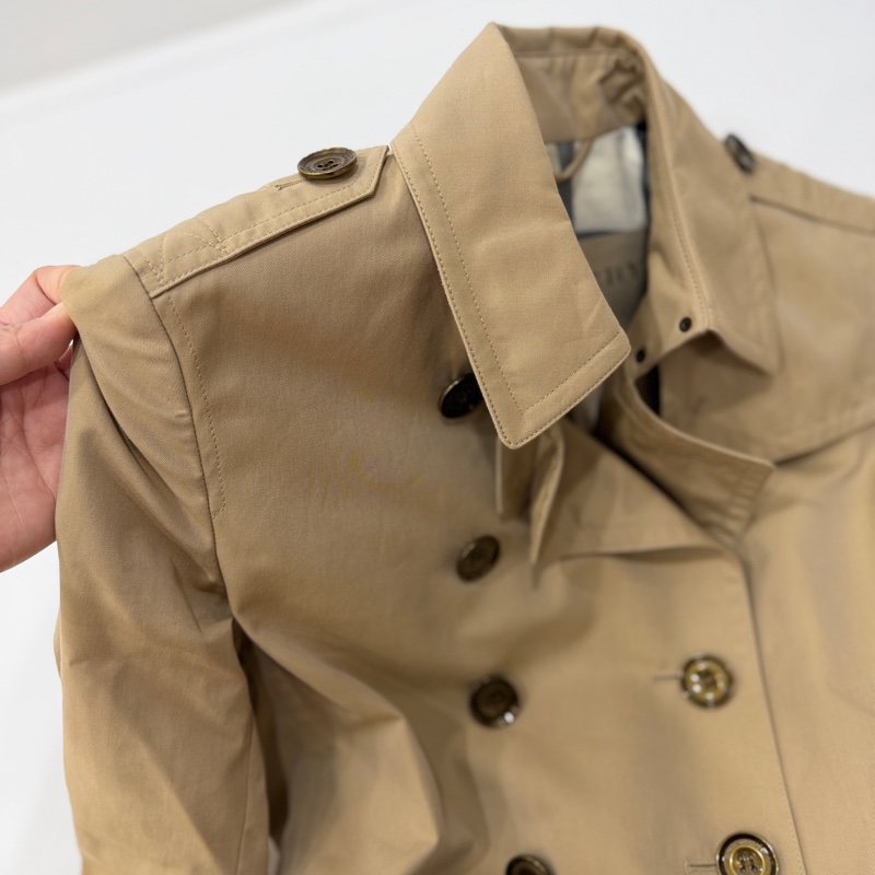 Burberry 蜜金色 卡其 經典 長版大衣 長大衣 風衣外套 外套 風衣-12
