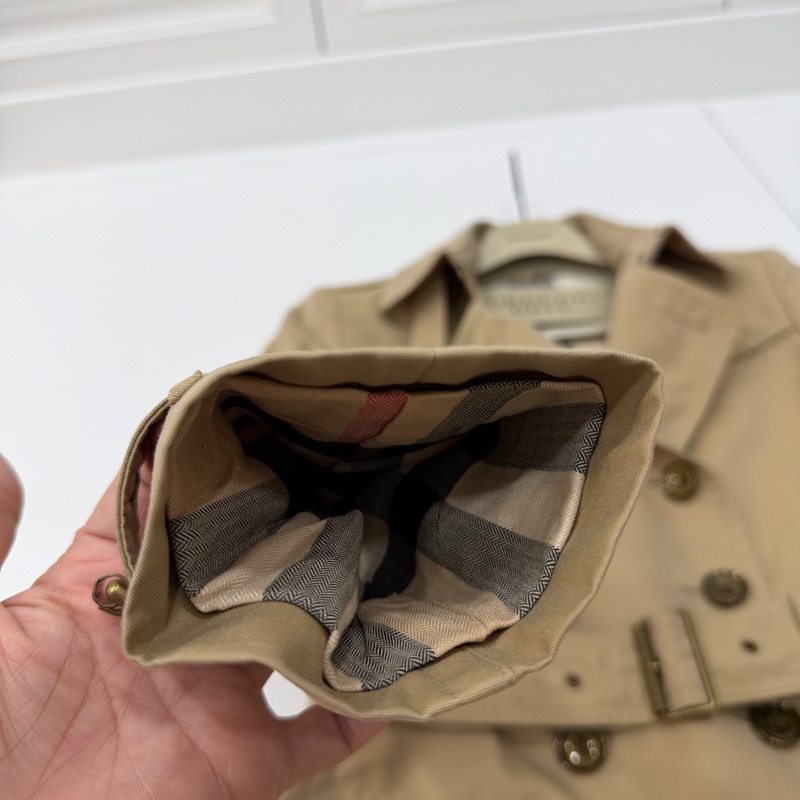 Burberry 蜜金色 卡其 經典 長版大衣 長大衣 風衣外套 外套 風衣-16