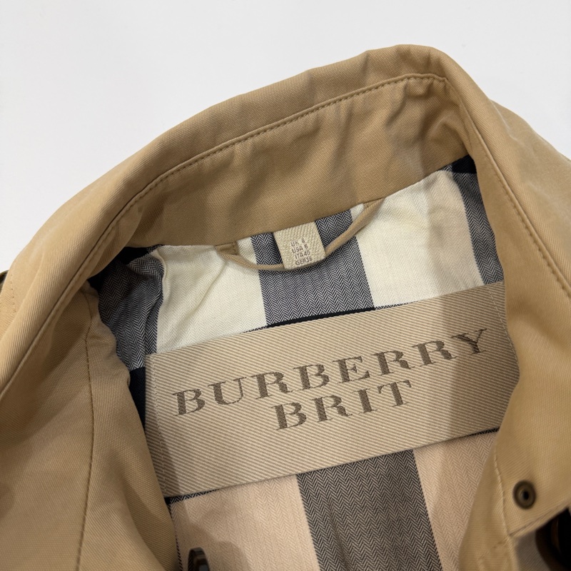 Burberry 蜜金色 卡其 經典 長版大衣 長大衣 風衣外套 外套 風衣-17