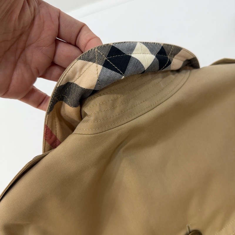 Burberry 蜜金色 卡其 經典 長版大衣 長大衣 風衣外套 外套 風衣-20