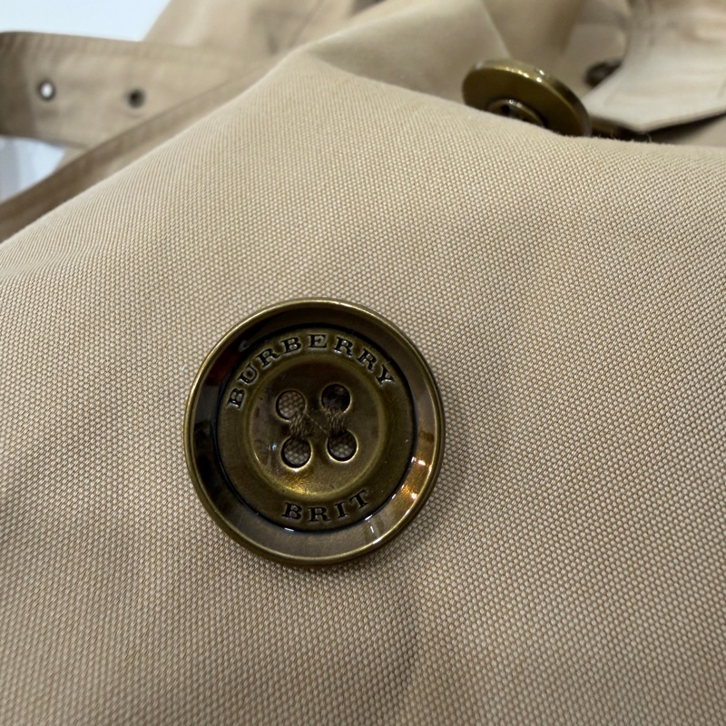 Burberry 蜜金色 卡其 經典 長版大衣 長大衣 風衣外套 外套 風衣-22