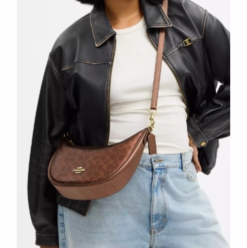 Coach 女士 Aria拉鍊單肩包均碼碼26cm*9cm*11cm-5