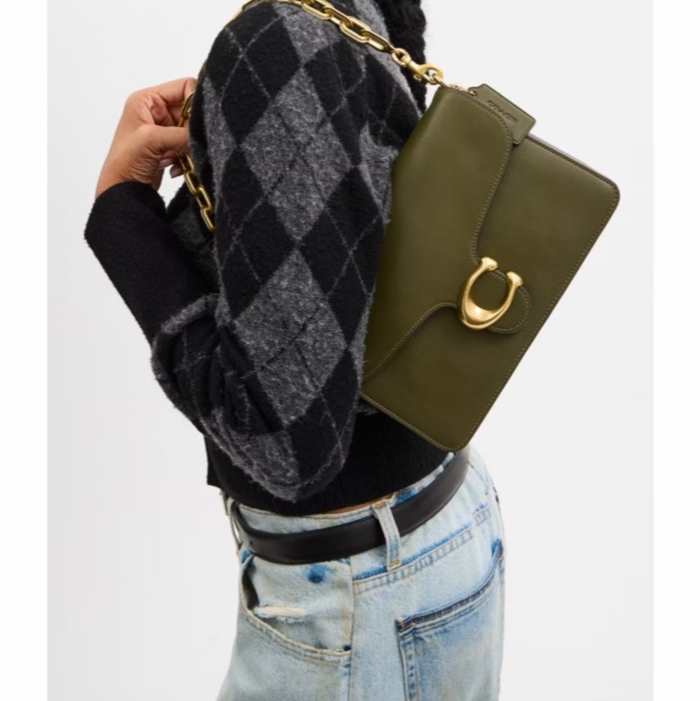 Coach 女士 Chain Tabby 鏈條單肩包均碼碼26cm*9cm*17cm-5