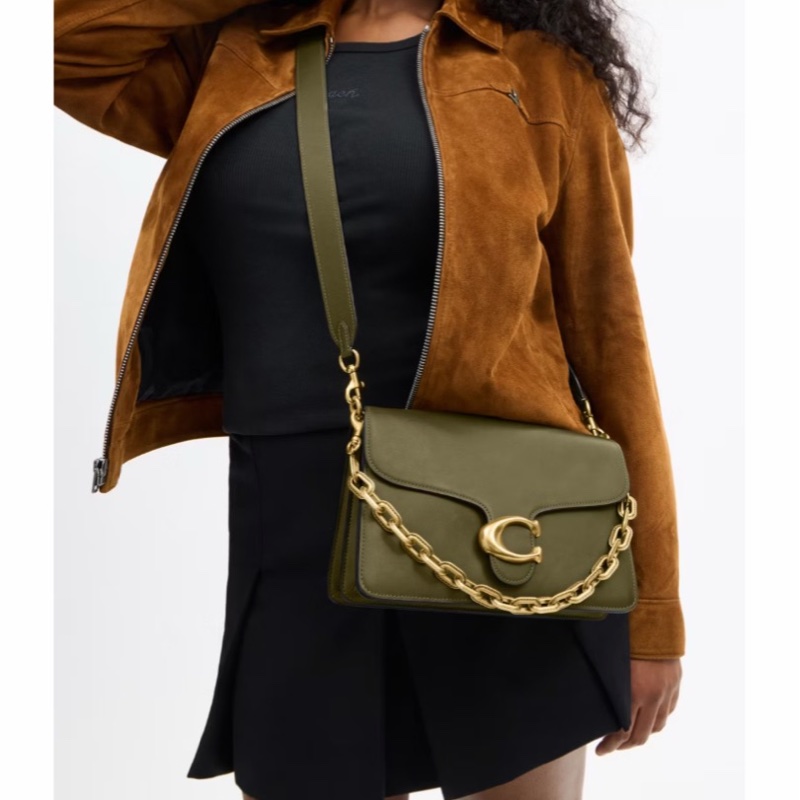 Coach 女士 Chain Tabby 鏈條單肩包均碼碼26cm*9cm*17cm-6