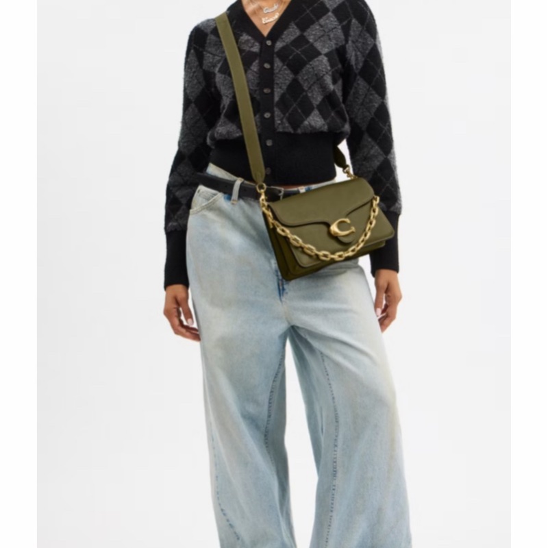 Coach 女士 Chain Tabby 鏈條單肩包均碼碼26cm*9cm*17cm-8