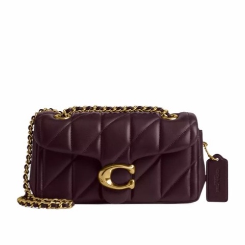 Coach 女士 Tabby 20 號枕形絎縫單肩包均碼碼19.7cm*7cm*10.8cm