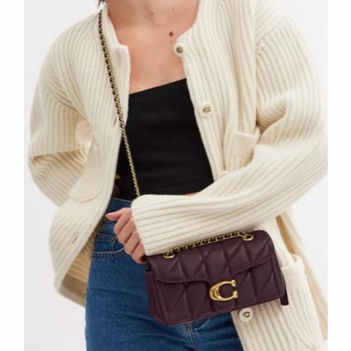 Coach 女士 Tabby 20 號枕形絎縫單肩包均碼碼19.7cm*7cm*10.8cm-4