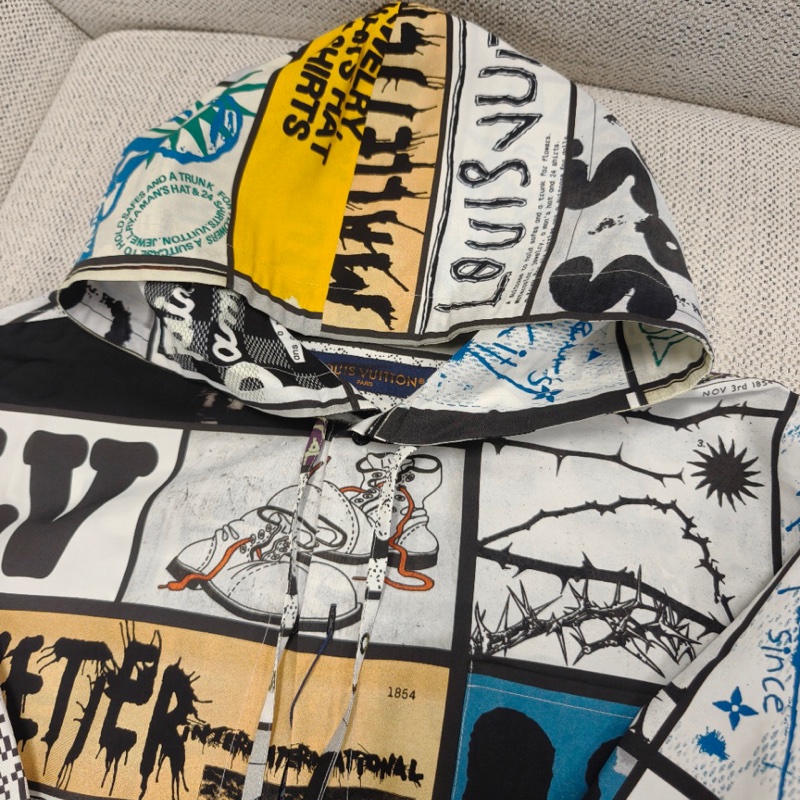 Louis Vuitton LV Fanzine连帽卫衣 全新内购(涂标),XS码(165/84A)-4