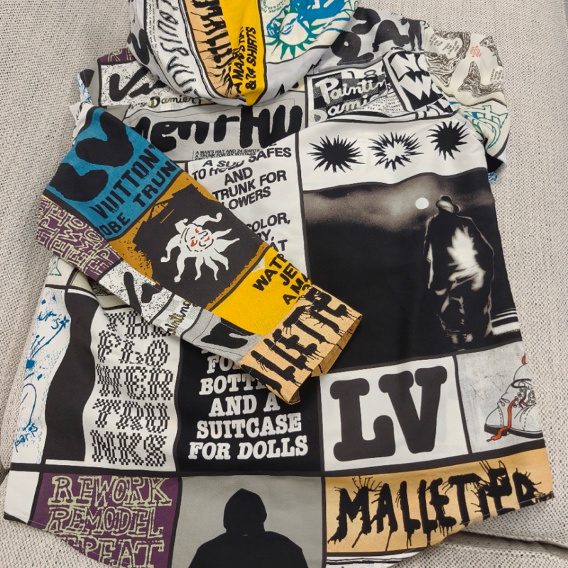 Louis Vuitton LV Fanzine连帽卫衣 全新内购(涂标),XS码(165/84A)-6