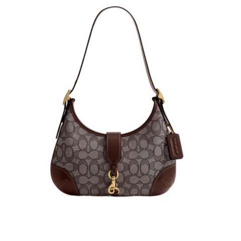 Coach 女士 標誌性提花 Hobo 包均碼碼26.5cm*6cm*21.5cm