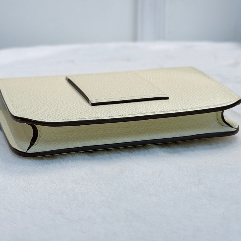 Hermes Constance Slim Nata+Jaune Citron epsom皮法郎扣-1