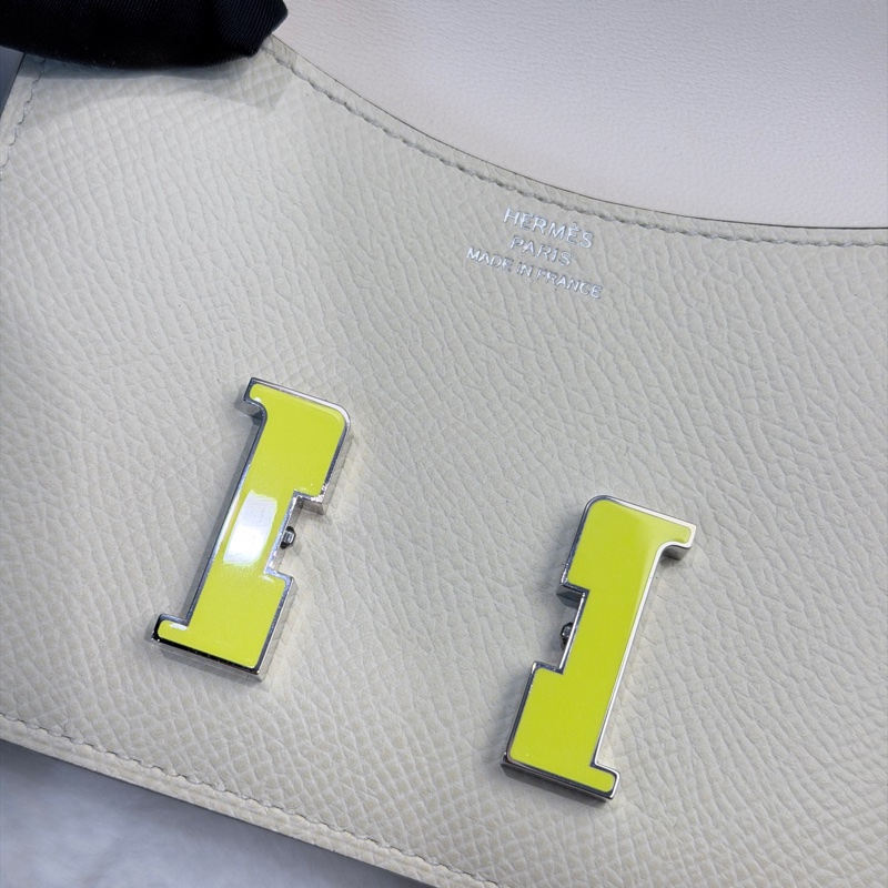 Hermes Constance Slim Nata+Jaune Citron epsom皮法郎扣-4