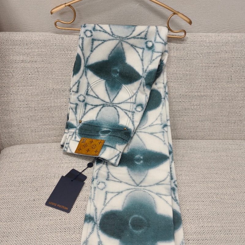 LV路易威登牛仔裤 30码 全新内购(涂标)-1