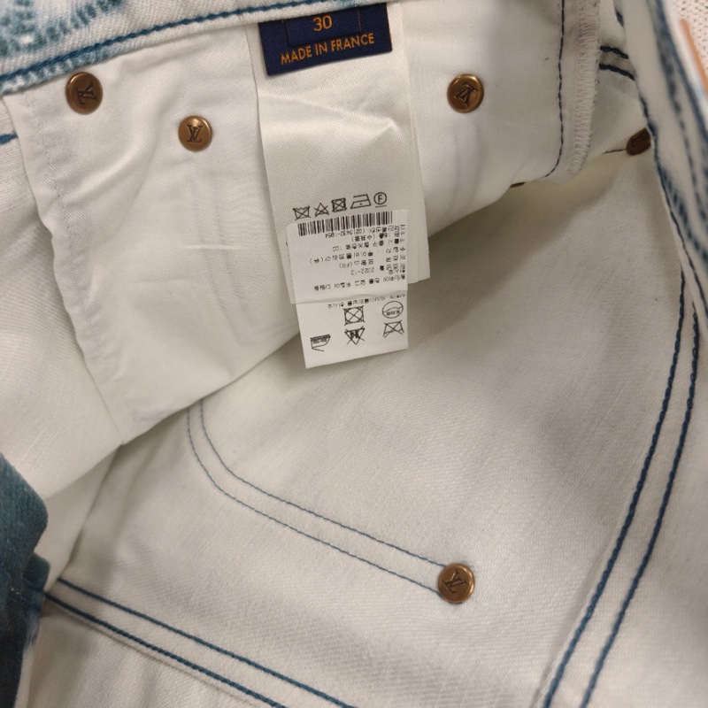 LV路易威登牛仔裤 30码 全新内购(涂标)-5