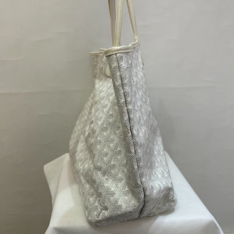 Goyard白色帆布Saint Louis PM托特包-3