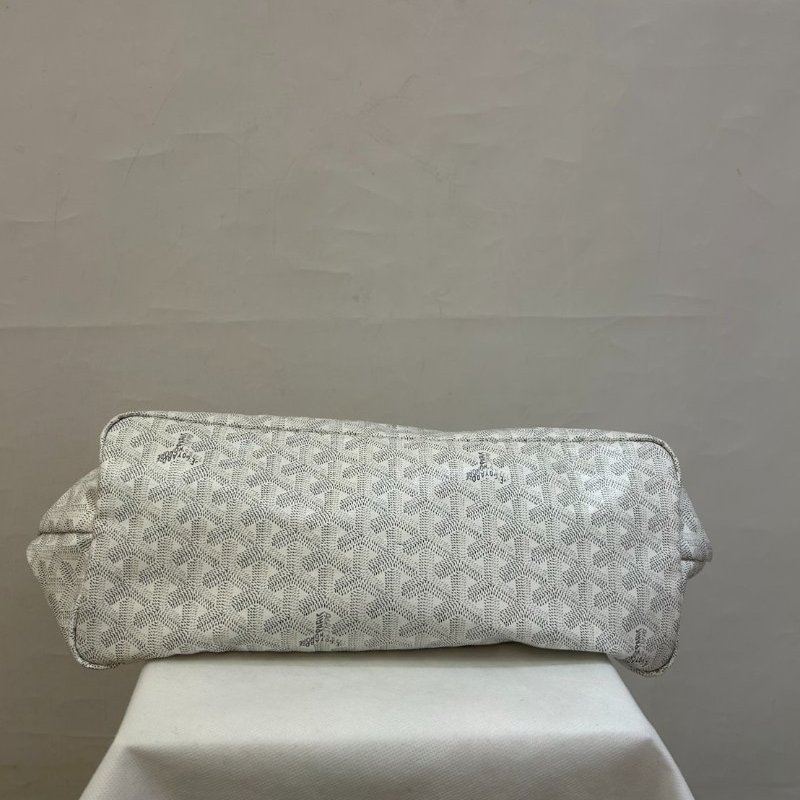 Goyard白色帆布Saint Louis PM托特包-4