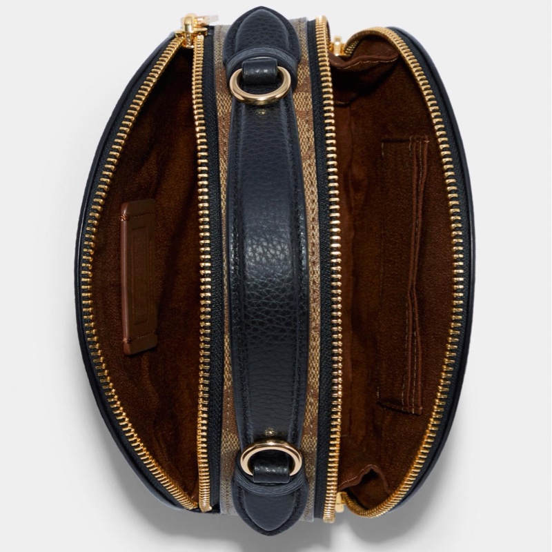 Coach 女士 徽標細節手提包均碼碼長:17cm、寬:6.5cm、高:15cm-3