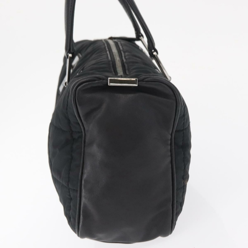 【日本直送】香奈兒 Choco Bar 手提包 尼龍 黑色 銀色 CC 標誌 正品 BA9577-2