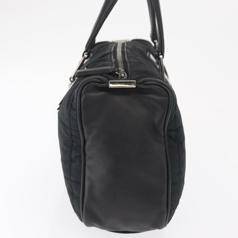 【日本直送】香奈兒 Choco Bar 手提包 尼龍 黑色 銀色 CC 標誌 正品 BA9577-3